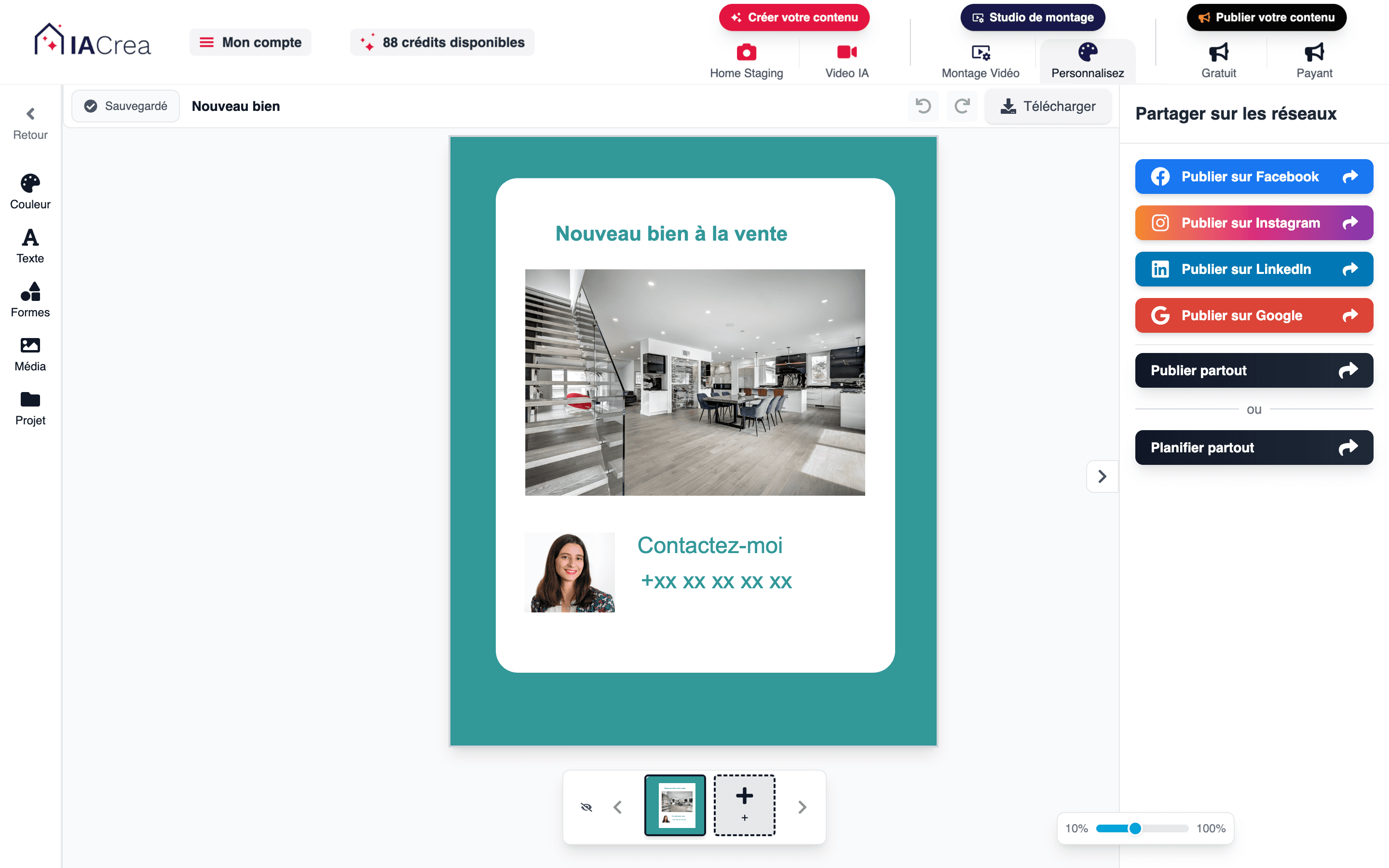 Personnalisation de posts