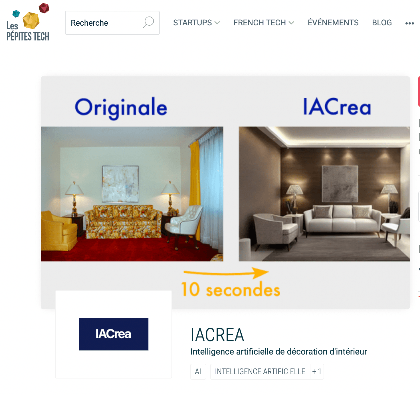 les pepites tech - IACrea